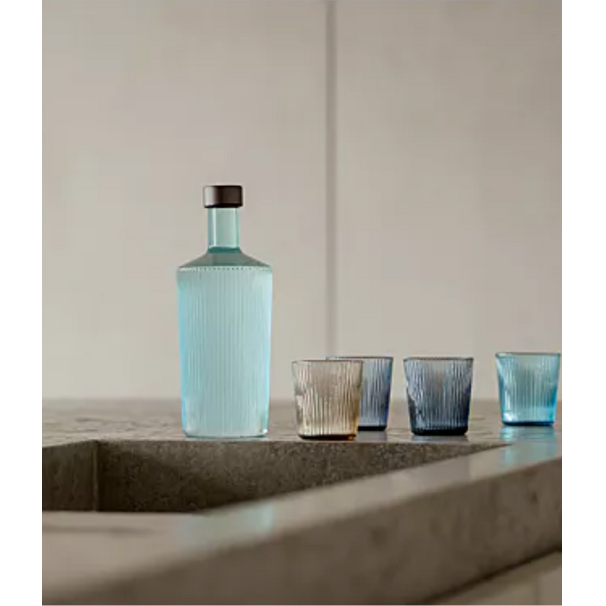 Paveau waterglas turquoise