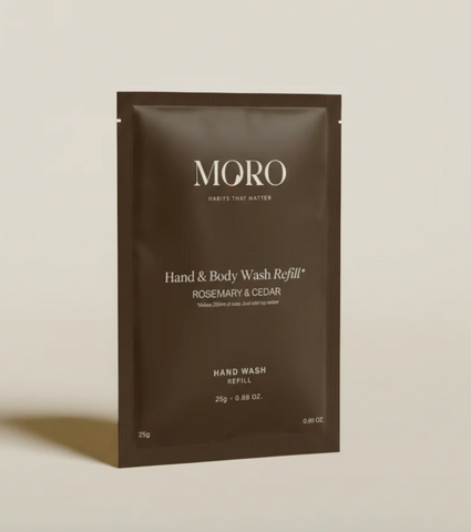 Moro handzeep refill rosemary & cedar
