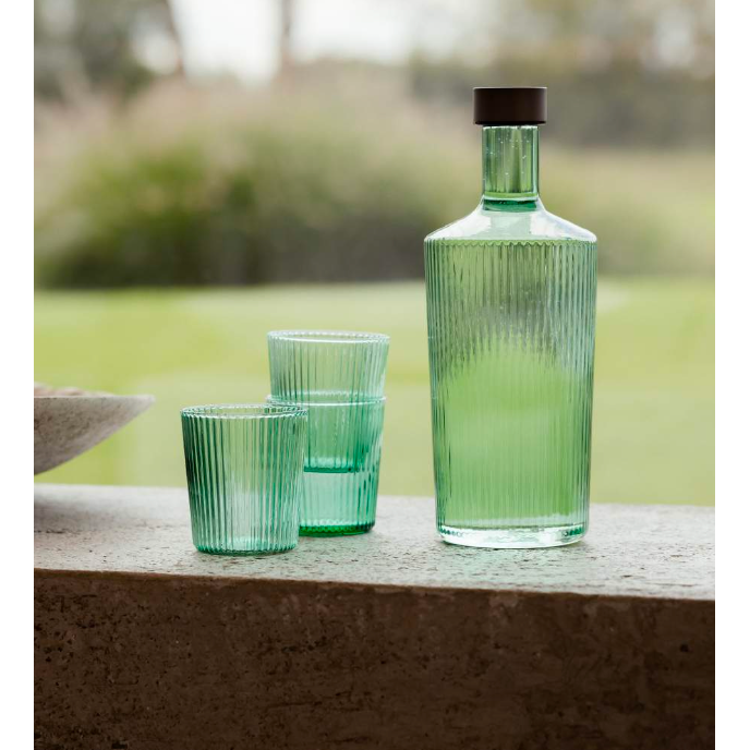 Paveau waterglas groen