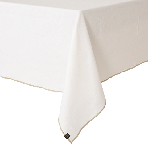 Tafellaken corte wit 160x350cm