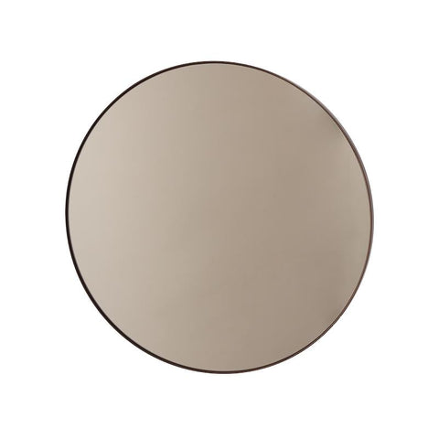 Mirror ⌀50cm brown