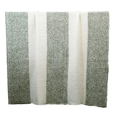 Plaid megeve kaki 130x200cm