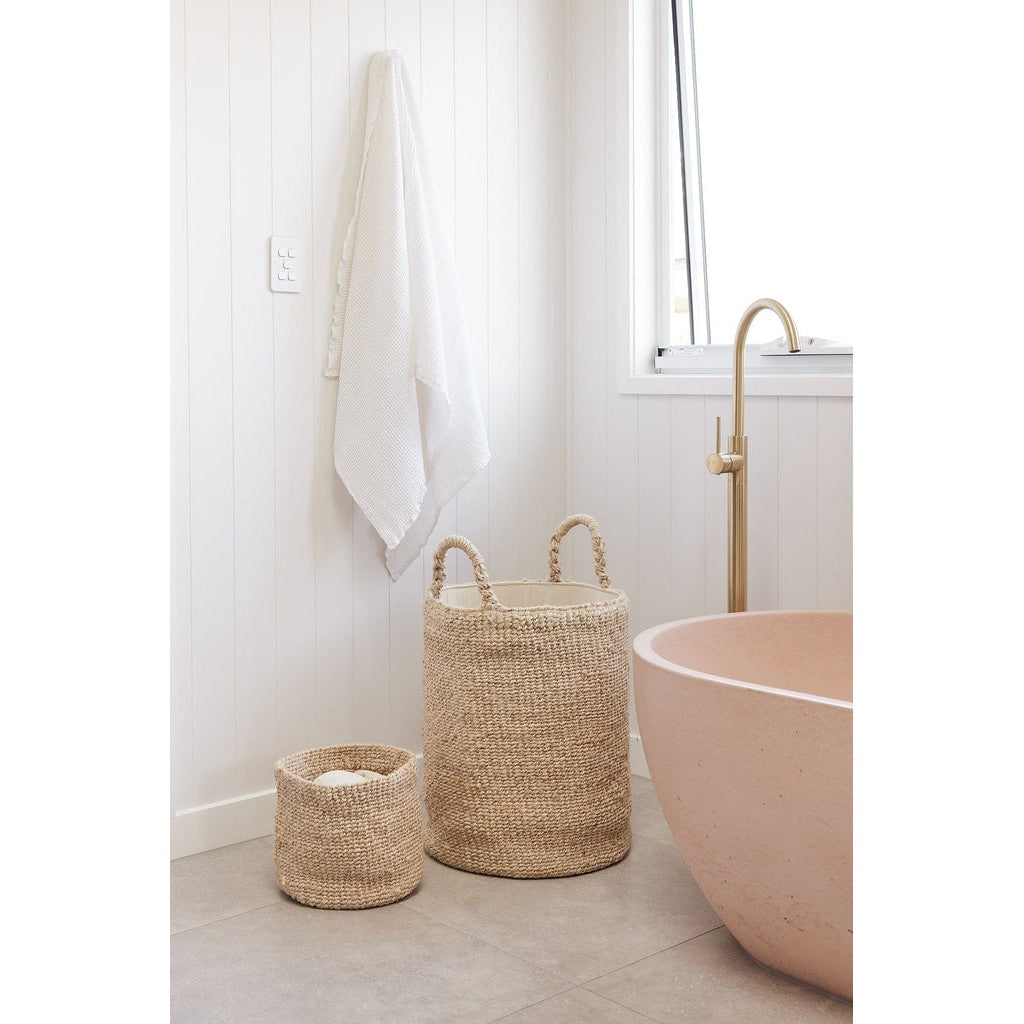 Seafarer laundry basket natural