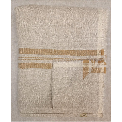 Plaid dune latte 140x250cm