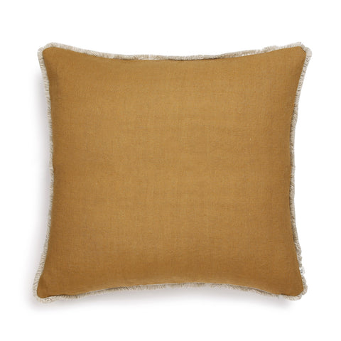 Kussencover curry and sandshell 60x60cm